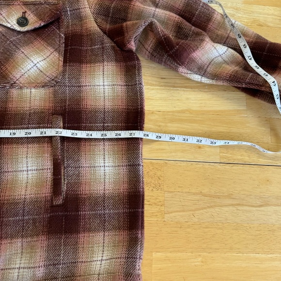 WORKSHOP Oversized Flannel Shacket Jacket Heavy Size XL/XXL - Picture 8 of 11